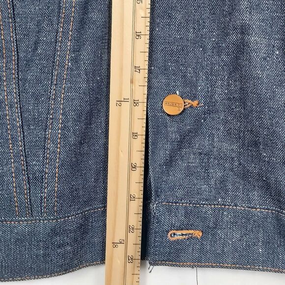 Vintage Maverick Cowboy Cut Denim Jacket NWT 1973 USA Sz 38 Blue Bell NOS - Picture 16 of 16